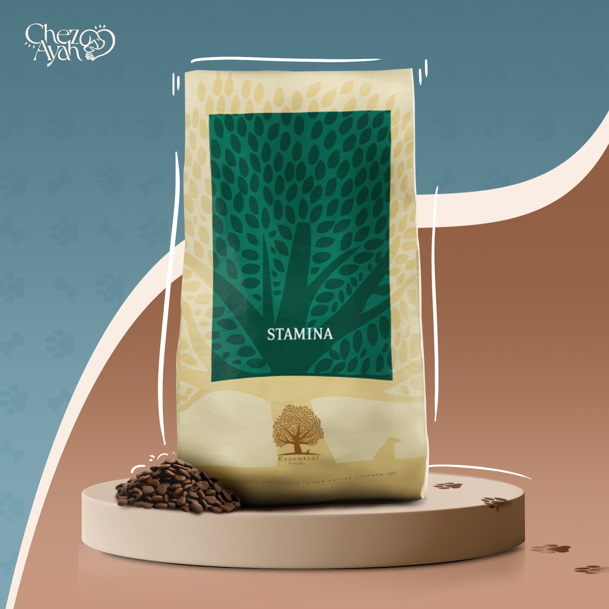 View of ESSENTIAL STAMINA High Energy Dog Food - Grain-Free Formula - Chez Ayah
