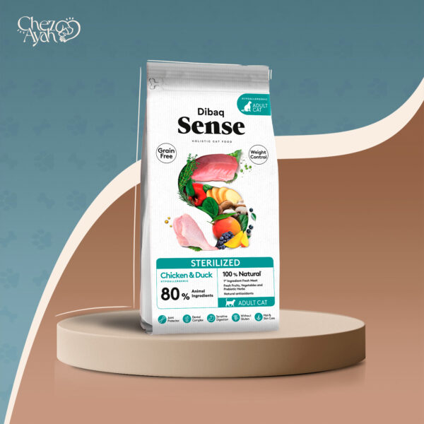 DIBAQ SENSE - CAT STRILZD  CHICKEN & DUCK (1.5KG)
