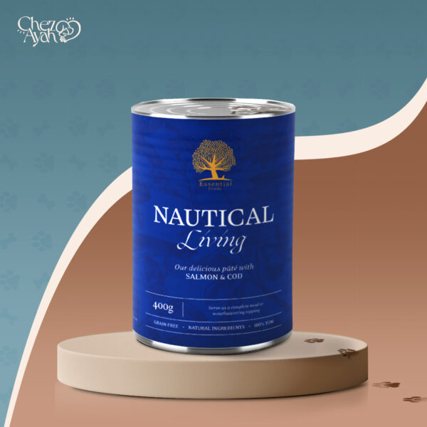ESSENTIAL FOODS - NAUTICAL LIVING DOG PATE (400G)