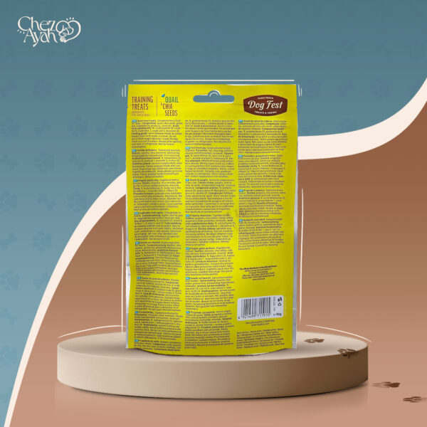 Dogfest Training Treats - Quail &  Seeds Chia