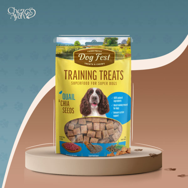 Dogfest Training Treats - Quail &  Seeds Chia