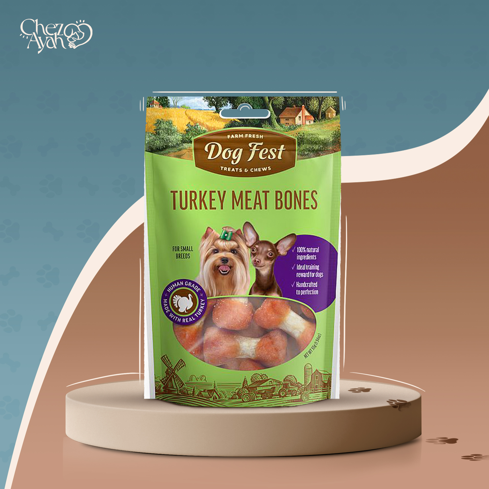 Dogfest Treats – Turkey Meat Bones